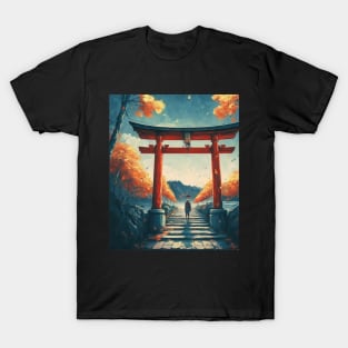 Torii Gate - Impressionism T-Shirt